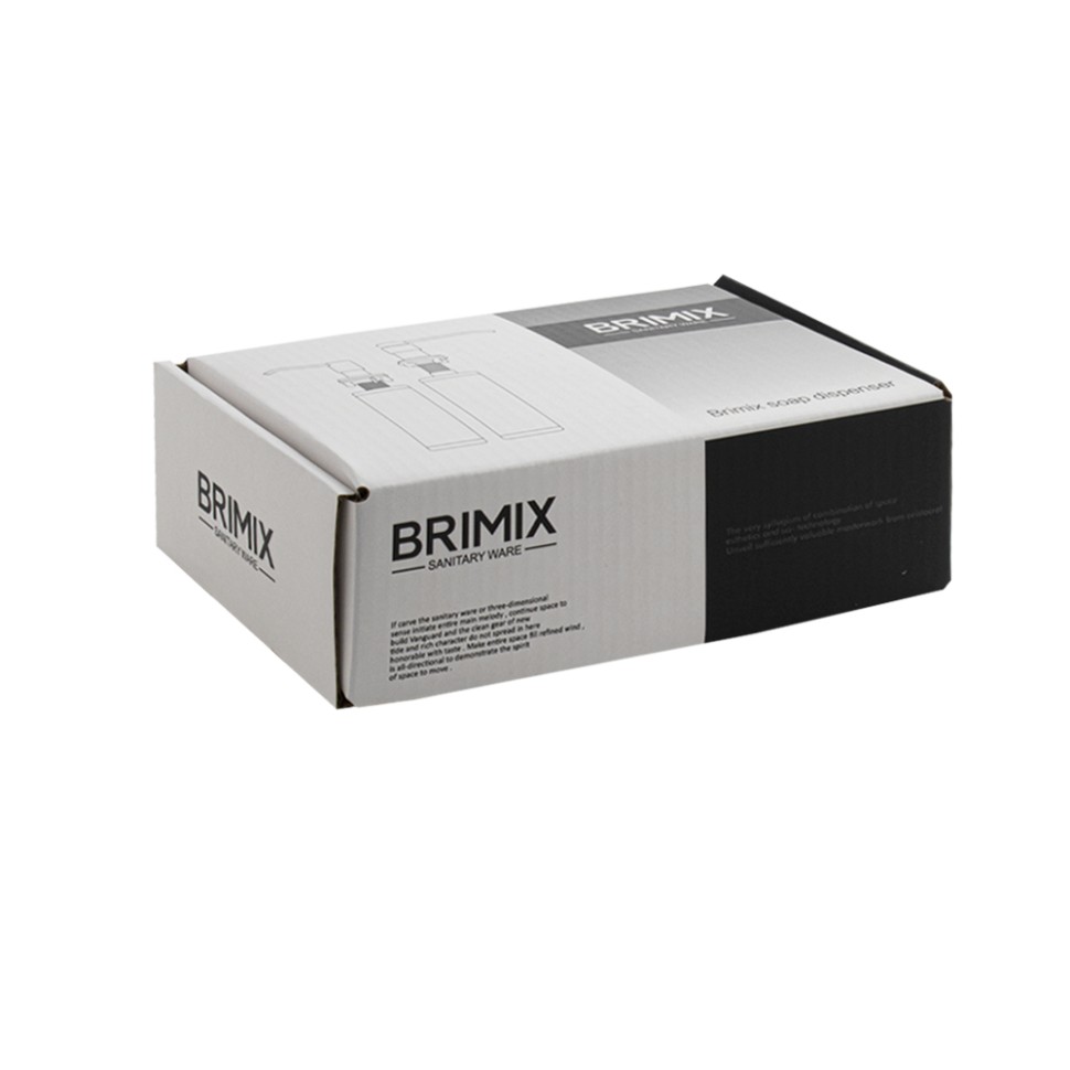 Дозатор для жидкого мыла и моющих средств врезной (300 мл.) Brimix 6281-85