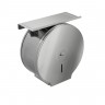 Диспенсер туалетной бумаги с полочкой, нержавеющая сталь, Brimix 903