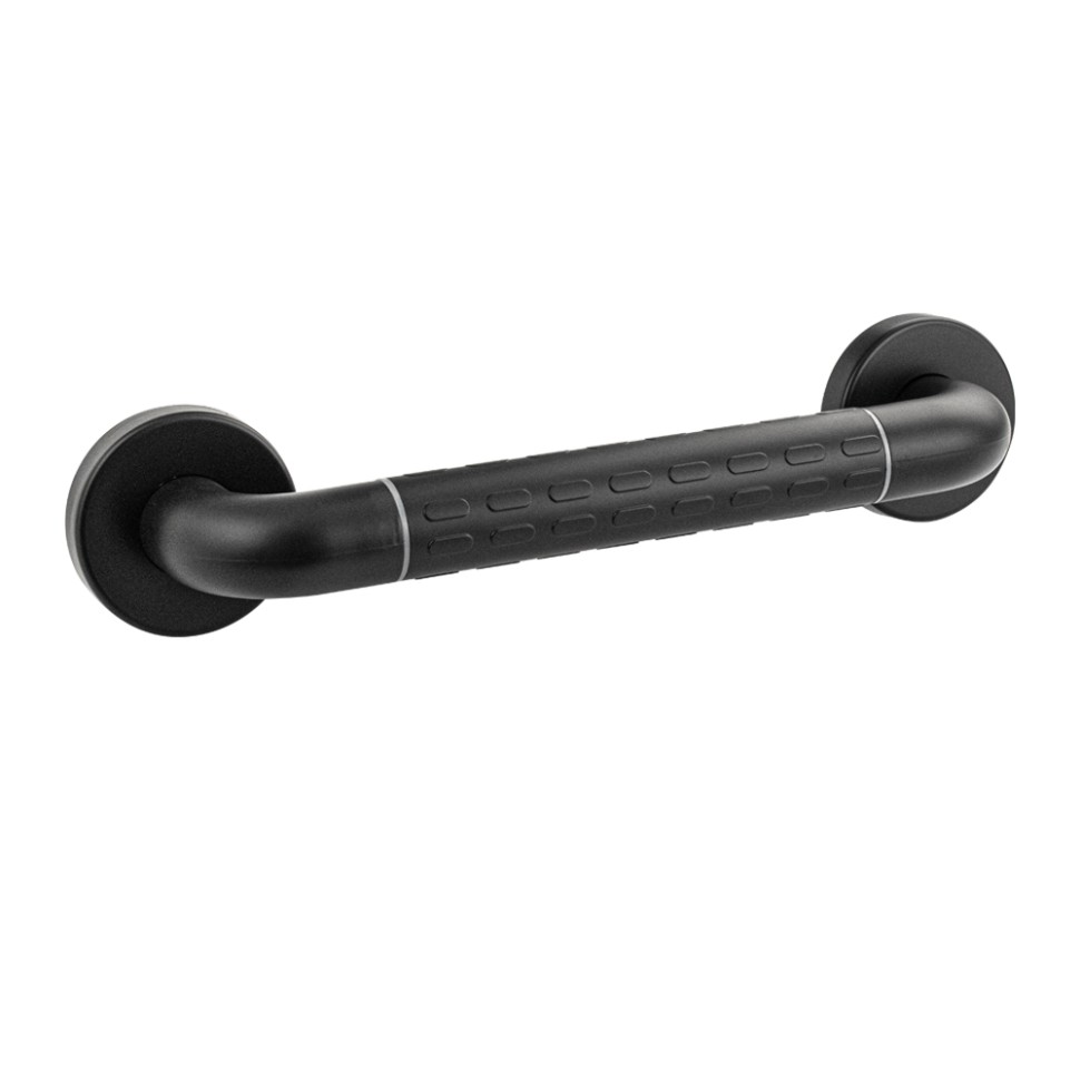 Поручень - ручка прямой, универсальный из нержавеющей стали с чёрным покрытием, Brimix 954